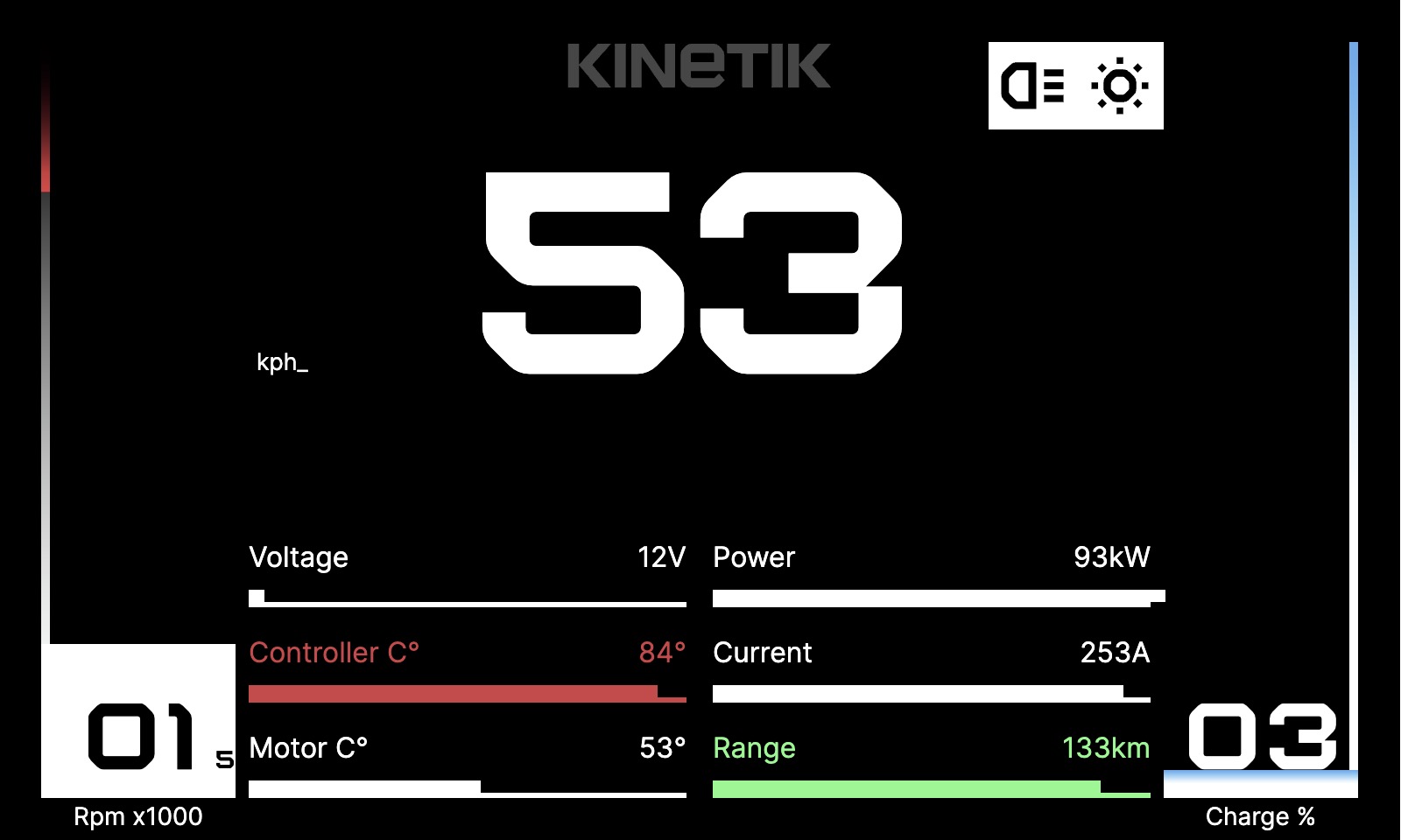 Motorcycle Dashboard screenshot 3